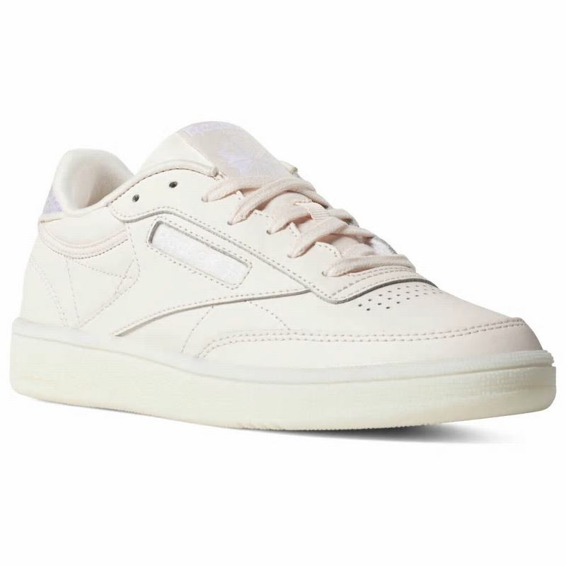 Reebok Club C 85 Tenisky Damske - Ruzove/Biele VP9399LX